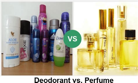 difference between cologne and deodorant